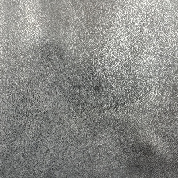 White House Black Market Black Genuine Leather Mini Pencil Skirt w/ Stud Accents - Picture 13 of 13